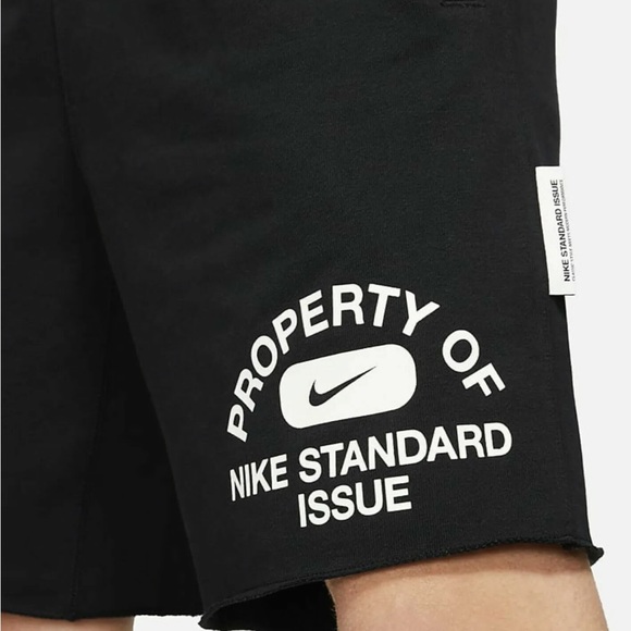 Nike Men's Standard Issue Basketball Athletic Shorts Black/White Size Medium - Picture 2 of 13